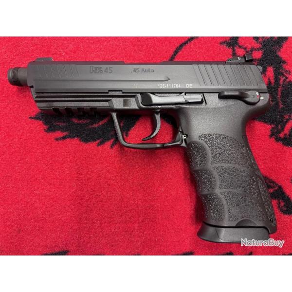 H&K 45 Tactical Black V1 45acp