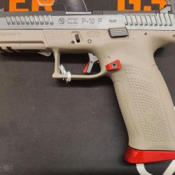 CZ P-10 F FDE/RED 9 mm