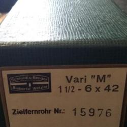 Schmidt & Bender Vari "M" 1 1/2-6X42