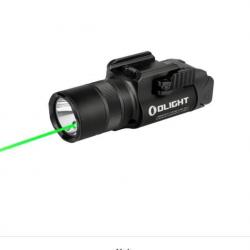 Olight Baldr Pro R - Lampe Tactique 1913 GL Avec Laser Vert & 1350 lumens LED BLACK