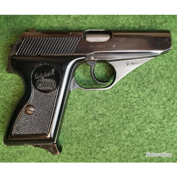 Pistolet semi-automatique MAUSER modle HSC - Calibre 7,65 Browning (Occasion bon tat - Rvis et t