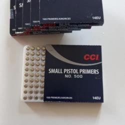 AMORCES CCI SMALL PISTOL PRIMERS 500