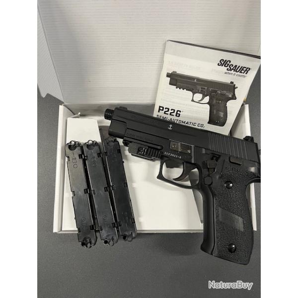 Sig Sauer P226 Blowback 4.5 mm  plombs / billes acier