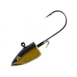 Têtes plombées Fox rage Eel head jig head 14g 2/0 green pumpkin