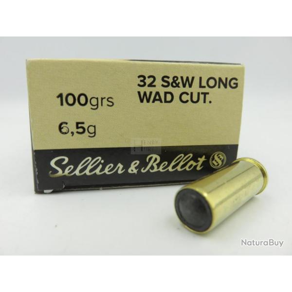 MUNITION SELLIER BELLOT 32 SW LONG WC X50