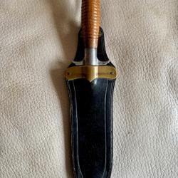 Couteau cavalerie US - Springfield 1880 "Hunting knife " - 1er type-  et son fourreau