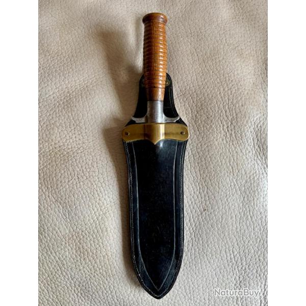 Couteau - US cavalerie- Springfield 1880 "Hunting knife " - 1er type-  et son fourreau