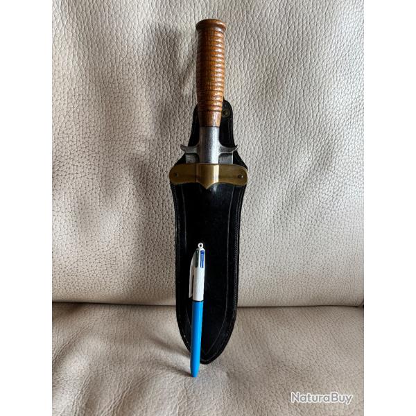Springfield 1880 "Hunting knife " Couteau de cavalerie américaine - 1er type-  et son fourreau