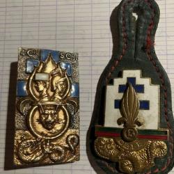 Légion étrangère + Insigne personnel 13eme (DBLE 4 Cie)