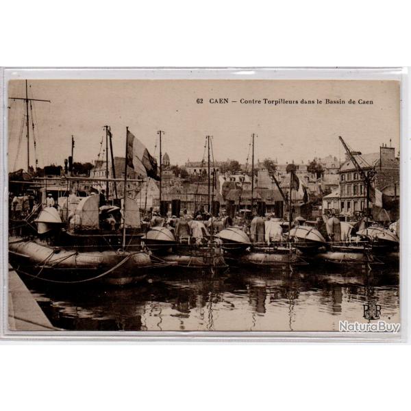 CPA - Marine Militaire Franaise -Contre Torpilleur dans le Bassin de Caen N1314
