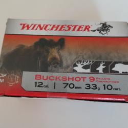 Chevrotines Winchester buckshot 9grains