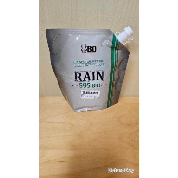 Billes BO RAIN 595 BIO - 3500 rds - 0.25g