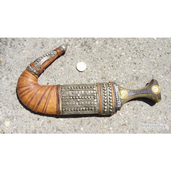 couteau JAMBIYA traditionnel du Yemen