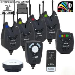 Coffret Anaconda Centrale 4 Détecteurs MGX-7 + Alarme + Lampe