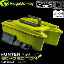 Bateau Amorceur RidgeMonkey Hunter 750 Hi-Viz Echo