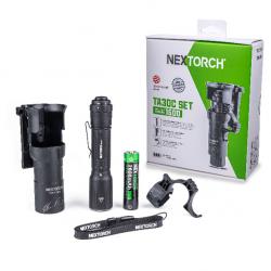 Lampe Tactique NEXTORCH TA30C SET avec holster V35 - Rechargeable USB-C - IPX8