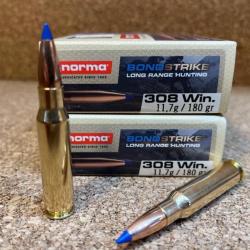 4Boites de munitions Norma Cal 308 win. Bondstrike Extreme 11.7g