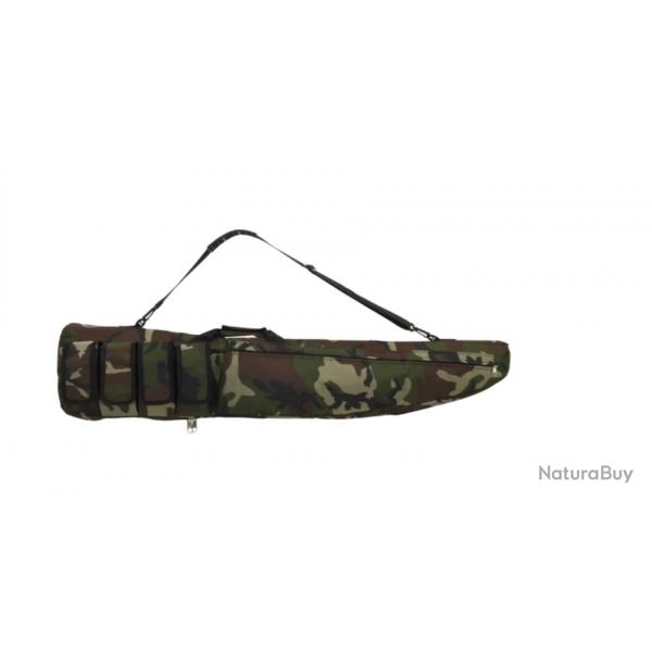 Sac  Fusil avec Bretelles - 120 cm - Tissu Oxford Camouflage