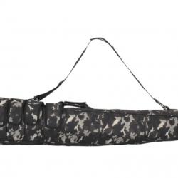 Sac à Fusil avec Bretelles - 120 cm - Tissu Oxford Noir et Camo