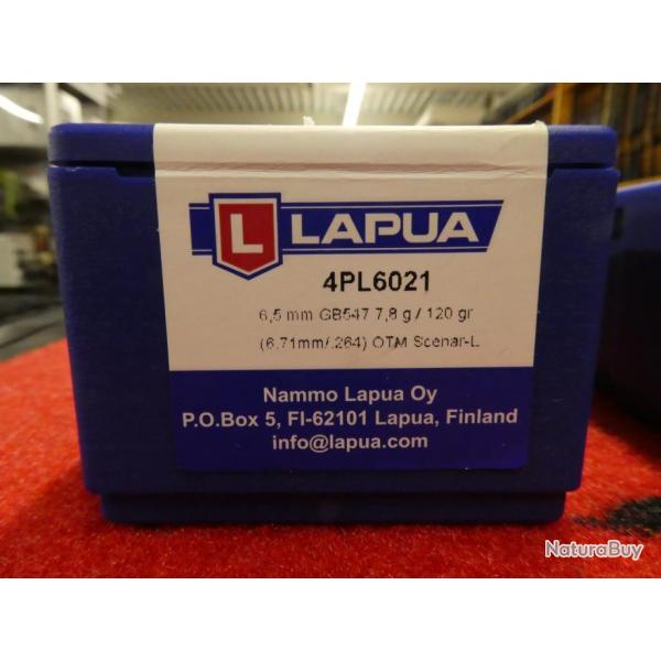 Lapua Ogives 6,5mm OTM Scenar-L 120gr (x100)