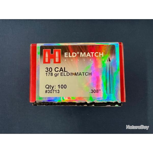 Hornady 30 ELD Match 178 grs (x100)