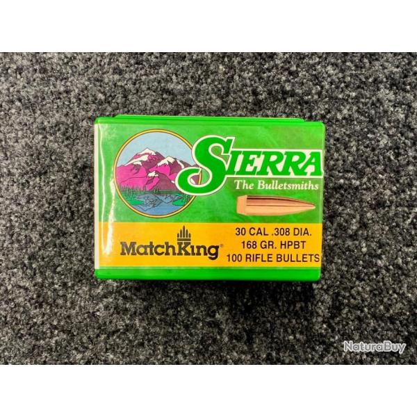 Sierra Match King .308 168 grs HPBT (x100)