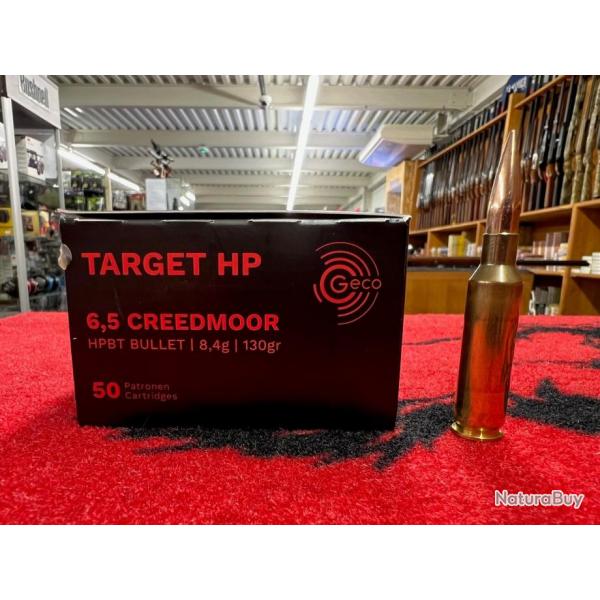 Geco Target HPBT 6,5 Creedmoor 130 grs (x50)