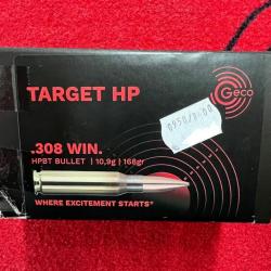 Geco Target HP 308 win 168 grs (x50)