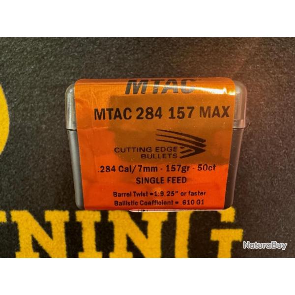 Cutting Edge Bullets MTAC 7 mm .284 157 grs MAX (x50)