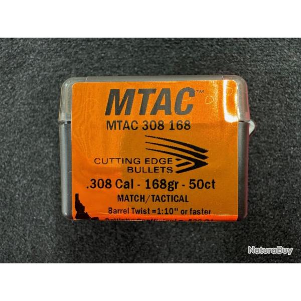 Cutting Edge Bullets MTAC .308 168 grs (x50)