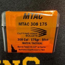 Cutting Edge Bullets MTAC .308 175 grs (x50)