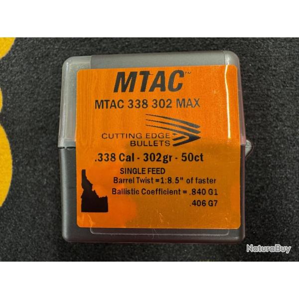 Cutting Edge Bullets MTAC .338 302 grs MAX (x50)