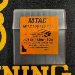 Cutting Edge Bullets MTAC .408 420 grs MAX (x50)