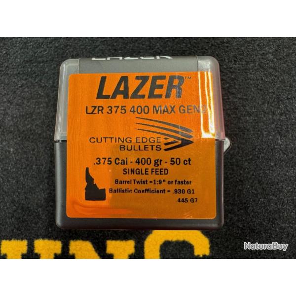 Cutting Edge Bullets LAZER .375 400 MAX gen 2 (x50)