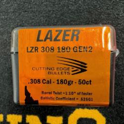 Cutting Edge Bullets LAZER .308 180 GEN2 (x50)