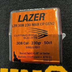 Cutting Edge Bullets LAZER .308 230 MAX CP GEN2 (x50)