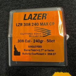 Cutting Edge Bullets LAZER .308 240 MAX CP (x50)