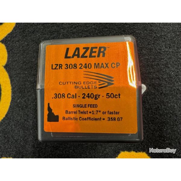 Cutting Edge Bullets LAZER .308 240 MAX CP (x50)