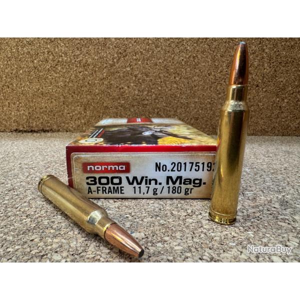 op flash !1 boite de munitions Norma SWIFT A-Frame 300WM 11.7g,