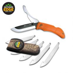 Couteau de chasse à deux lames Outdoor Edge Pro Razor