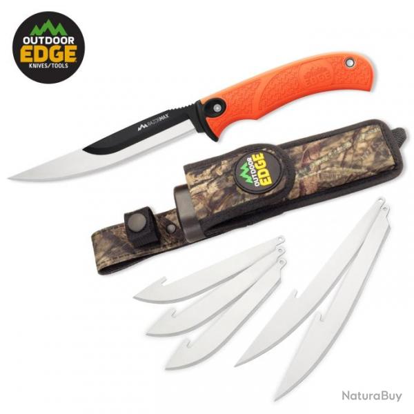 Couteau de chasse a deux lames Outdoor Edge Max Skinner