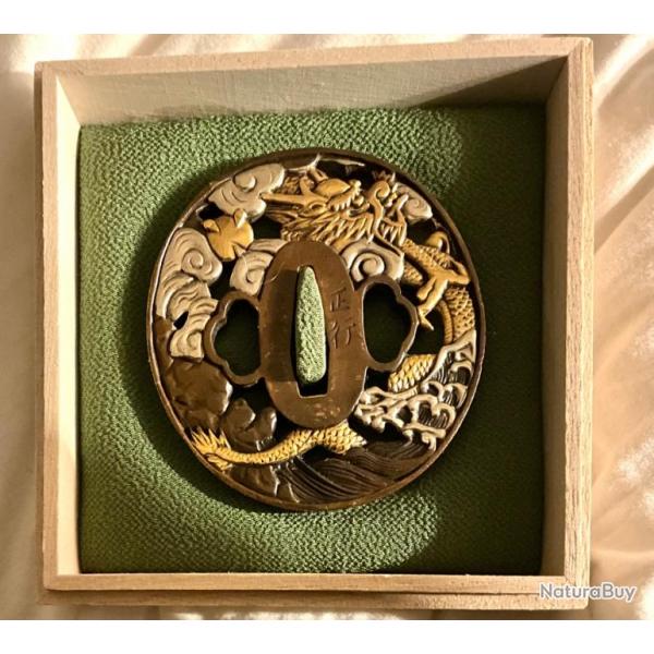 Tsuba de sabre japonais