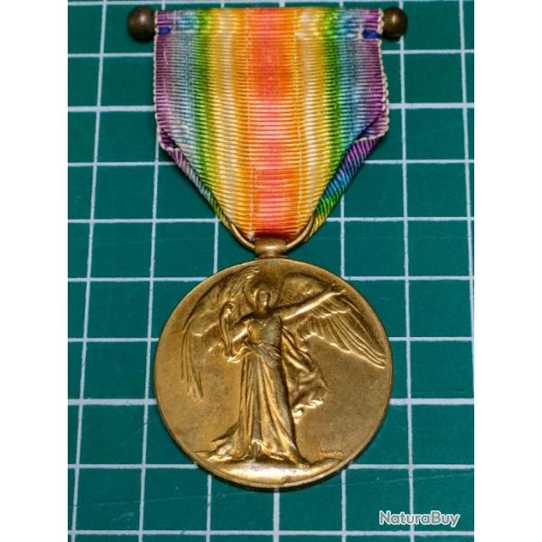 AFRIQUE DU SUD, ATTRIBUEE, MEDAILLE INTERALLIEE, DE LA VICTOIRE 1914-1918