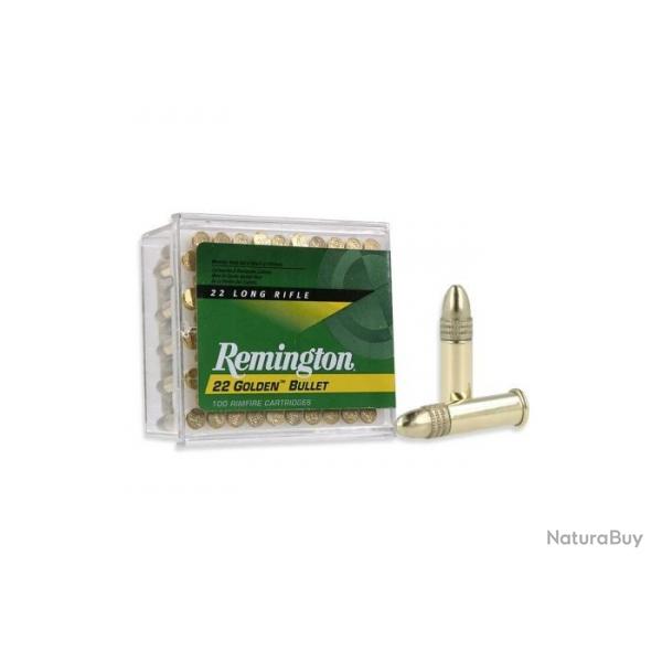 1 Boite de Remington Calibre 22LR golden bullet Pointe cuivre 40gr