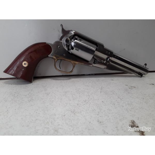 Revolver poudre noire Pietta 1858 NEW MODEL ARMY SHERIFF STAINLESS STEEL FRAME cal.44