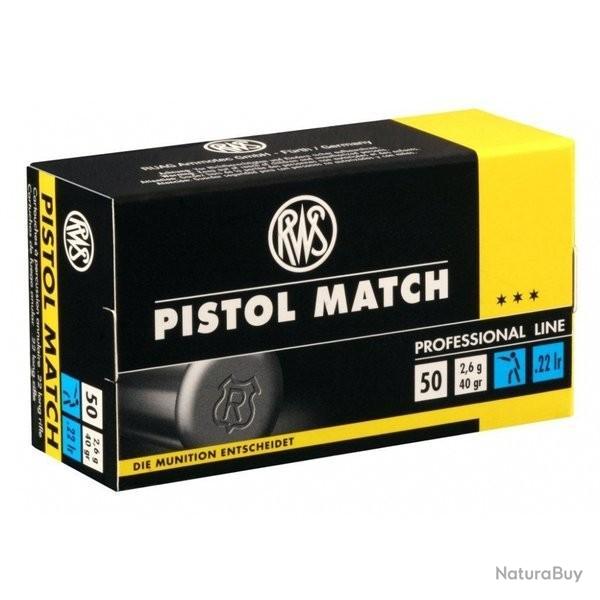 Munitions 22Lr RWS Pistol Match