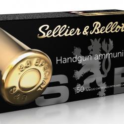 Munitions 38SP Sellier Bellot FMJ 158gr