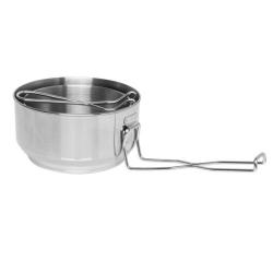 KIT 2 CASSEROLES STAINLESS STEEL HELIKON TEX