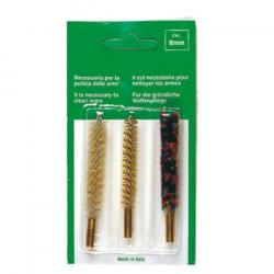 Pack 3 brosses Europarm pour armes à canon rayé - 9 mm / 38 / 357