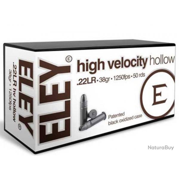 150 Munitions 22.lr ELEY High Velocity Hollow Point